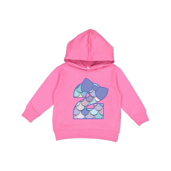 Inktastic 2nd Birthday Mermaid 2 Year Old Girl Toddler Hoodie