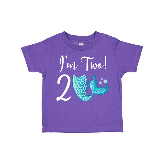 Inktastic 2nd Birthday Mermaid Party Girls Toddler T-Shirt