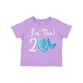 thumbnail image 1 of Inktastic 2nd Birthday Mermaid Party Girls Toddler T-Shirt, 1 of 5