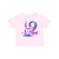thumbnail image 1 of Inktastic 2nd Birthday Mermaid Tail Boys or Girls Baby T-Shirt, 1 of 5