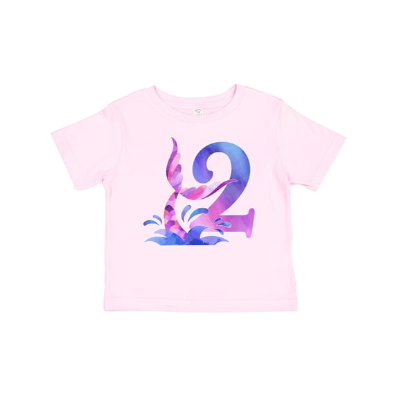 Inktastic 2nd Birthday Mermaid Tail Boys or Girls Baby T-Shirt