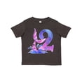thumbnail image 1 of Inktastic 2nd Birthday Mermaid Tail Boys or Girls Toddler T-Shirt, 1 of 5