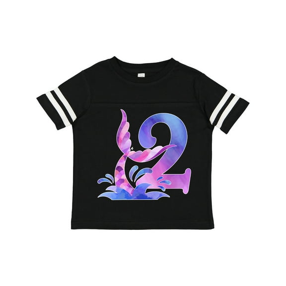 Inktastic 2nd Birthday Mermaid Tail Boys or Girls Toddler T-Shirt
