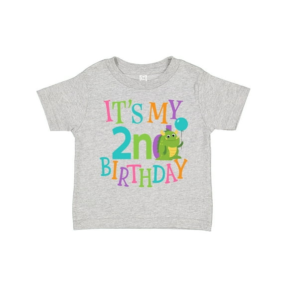Inktastic 2nd Birthday Monster 2 Year Old Boys or Girls Toddler T-Shirt