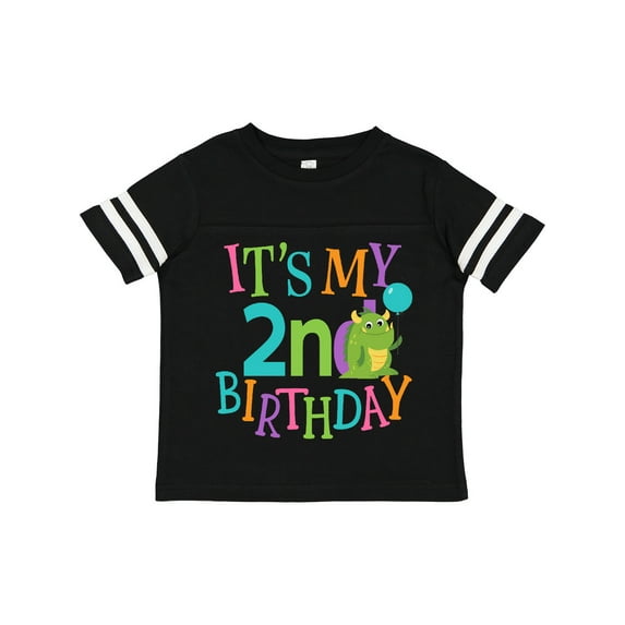 Inktastic 2nd Birthday Monster 2 Year Old Boys or Girls Toddler T-Shirt