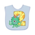 thumbnail image 1 of Inktastic 2nd Birthday Monster Boys or Girls Baby Bib, 1 of 4