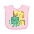 thumbnail image 1 of Inktastic 2nd Birthday Monster Boys or Girls Baby Bib, 1 of 4