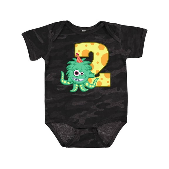 Inktastic 2nd Birthday Monster Boys or Girls Baby Bodysuit