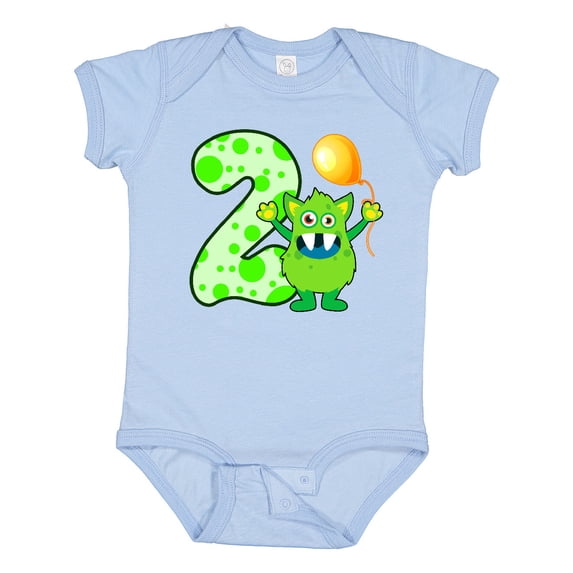Inktastic 2nd Birthday Monster Boys or Girls Baby Bodysuit