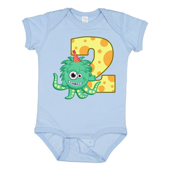 Inktastic 2nd Birthday Monster Boys or Girls Baby Bodysuit