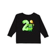 thumbnail image 1 of Inktastic 2nd Birthday Monster Boys or Girls Long Sleeve Toddler T-Shirt, 1 of 5