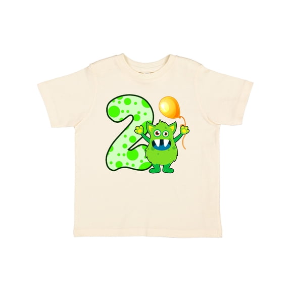 Inktastic 2nd Birthday Monster Boys or Girls Toddler T-Shirt