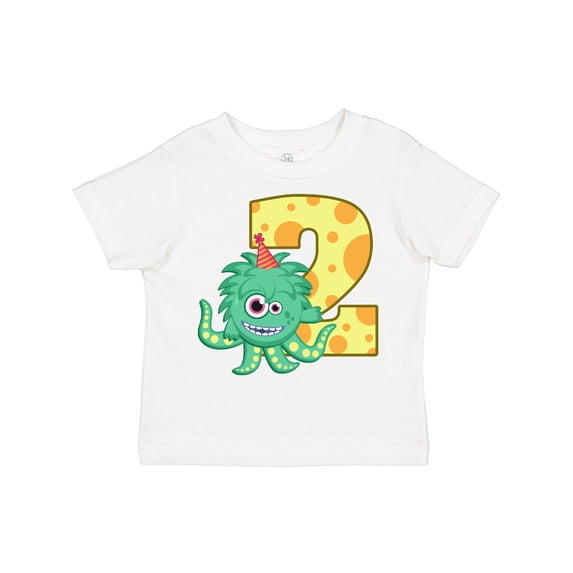 Inktastic 2nd Birthday Monster Boys or Girls Toddler T-Shirt