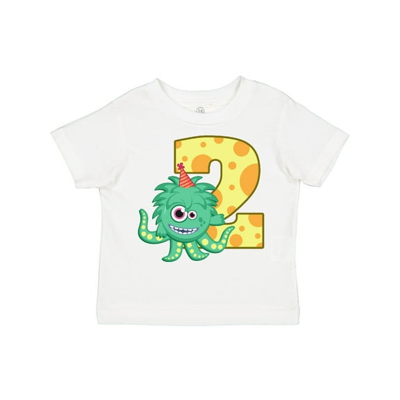 Inktastic 2nd Birthday Monster Boys or Girls Toddler T-Shirt