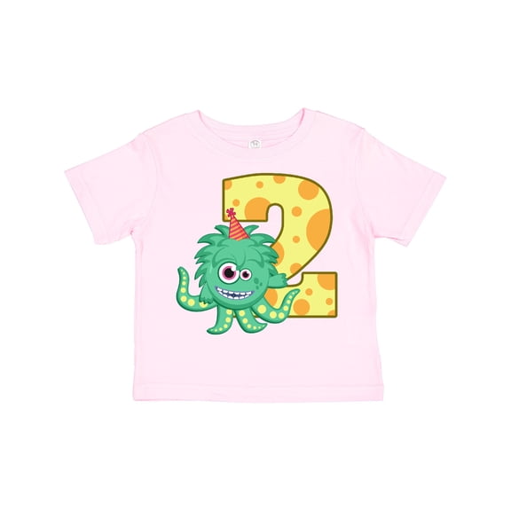 Inktastic 2nd Birthday Monster Boys or Girls Toddler T-Shirt