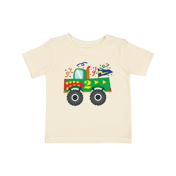 Inktastic 2nd Birthday Monster Truck Boys Baby T-Shirt