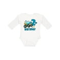 thumbnail image 1 of Inktastic 2nd Birthday Monster Truck Boys Long Sleeve Baby Bodysuit, 1 of 5