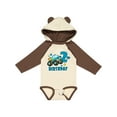 thumbnail image 1 of Inktastic 2nd Birthday Monster Truck Boys Long Sleeve Baby Bodysuit, 1 of 5