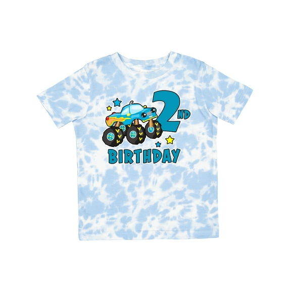 Inktastic 2nd Birthday Monster Truck Boys Toddler T-Shirt