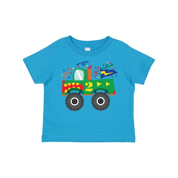 Inktastic 2nd Birthday Truck Boys Toddler T-Shirt
