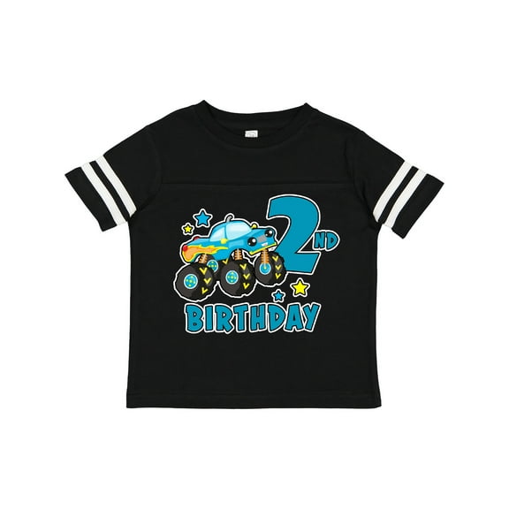 Inktastic 2nd Birthday Monster Truck Boys Toddler T-Shirt