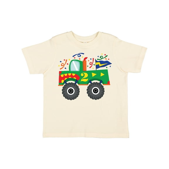 Inktastic 2nd Birthday Truck Boys Toddler T-Shirt