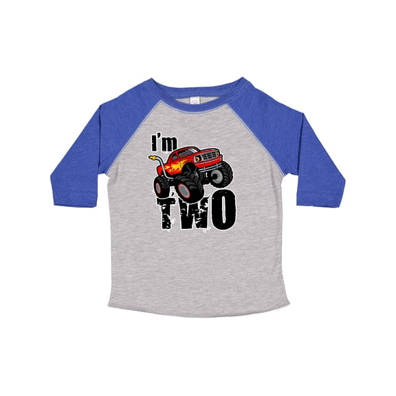 Inktastic 2nd Birthday Monster Truck Boys or Girls Toddler T-Shirt