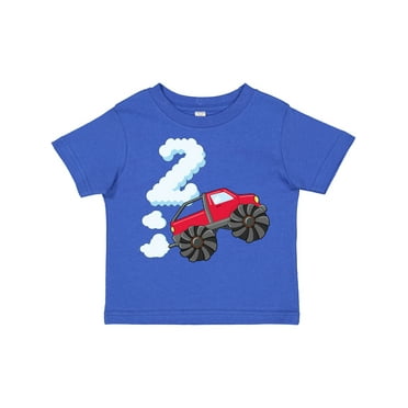 Inktastic 2nd Birthday Monster Truck Fun Boys or Girls Toddler T-Shirt