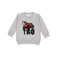 thumbnail image 1 of Inktastic 2nd Birthday Monster Truck Toddler Sweatshirt, 1 of 4