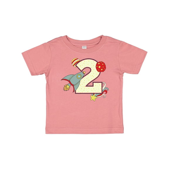 Inktastic 2nd Birthday Outer Space Theme Boys or Girls Baby T-Shirt