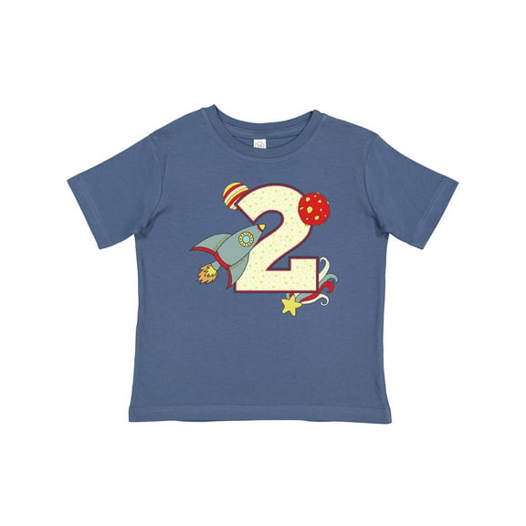 Inktastic 2nd Birthday Outer Space Theme Boys or Girls Baby T-Shirt