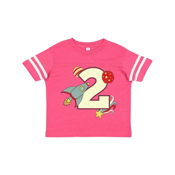 Inktastic 2nd Birthday Outer Space Theme Boys or Girls Toddler T-Shirt