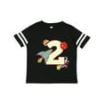 thumbnail image 1 of Inktastic 2nd Birthday Outer Space Theme Boys or Girls Toddler T-Shirt, 1 of 5