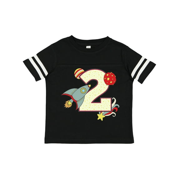 Inktastic 2nd Birthday Outer Space Theme Boys or Girls Toddler T-Shirt