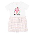 thumbnail image 1 of Inktastic 2nd Birthday Owl for 2 Year Old Girls Girls Toddler Dress, 1 of 5