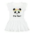 thumbnail image 1 of Inktastic 2nd Birthday Panda Face 2 Year Old Girl Girls Toddler Dress, 1 of 5