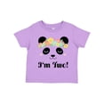 thumbnail image 1 of Inktastic 2nd Birthday Panda Face 2 Year Old Girl Girls Toddler T-Shirt, 1 of 5