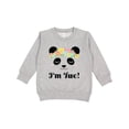 thumbnail image 1 of Inktastic 2nd Birthday Panda Face 2 Year Old Girl Toddler Sweatshirt, 1 of 4