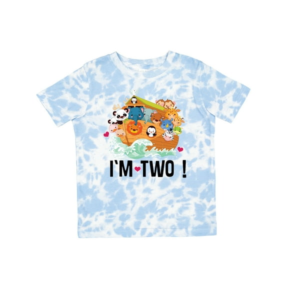 Inktastic 2nd Birthday Party Animal Ark Boys or Girls Toddler T-Shirt