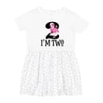 thumbnail image 1 of Inktastic 2nd Birthday Party Girls Flamingo Girls Toddler Dress, 1 of 5