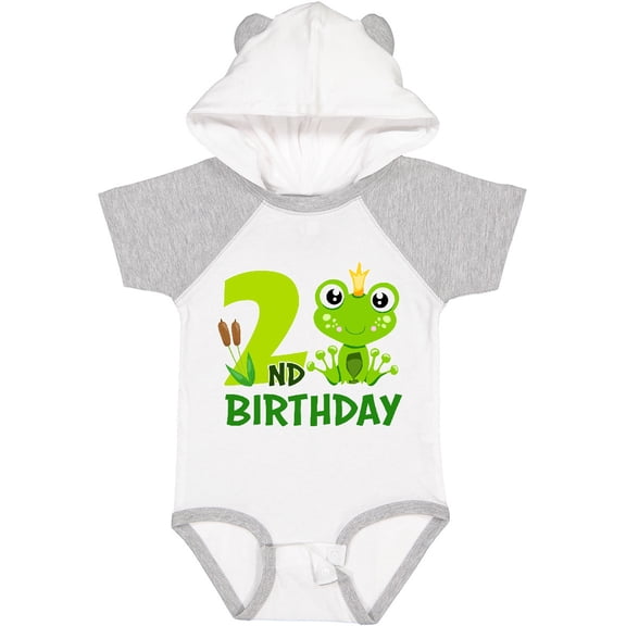 Inktastic 2nd Birthday Prince Frog Boys Baby Bodysuit