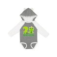 thumbnail image 1 of Inktastic 2nd Birthday Prince Frog Boys Long Sleeve Baby Bodysuit, 1 of 5