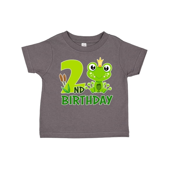 Inktastic 2nd Birthday Prince Frog Boys Toddler T-Shirt
