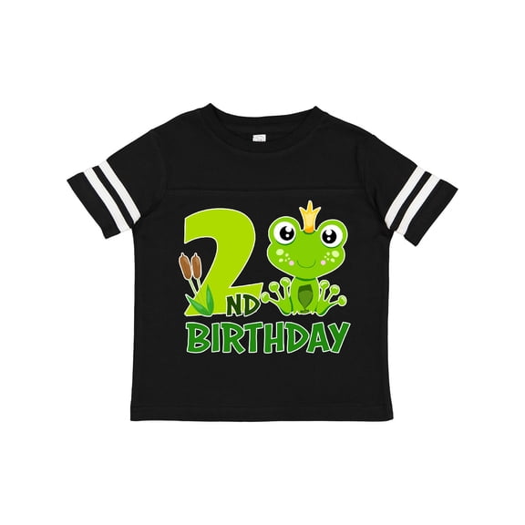 Inktastic 2nd Birthday Prince Frog Boys Toddler T-Shirt