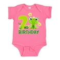 thumbnail image 1 of Inktastic 2nd Birthday Princess Frog Girls Baby Bodysuit, 1 of 5