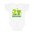 thumbnail image 1 of Inktastic 2nd Birthday Princess Frog Girls Baby Bodysuit, 1 of 5