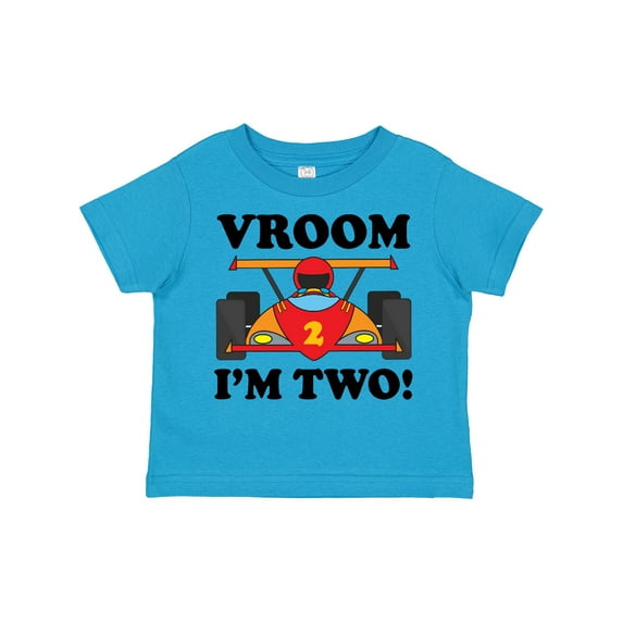 Inktastic 2nd Birthday Racing Car Boys or Girls Toddler T-Shirt