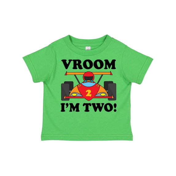 Inktastic 2nd Birthday Racing Car Boys or Girls Toddler T-Shirt