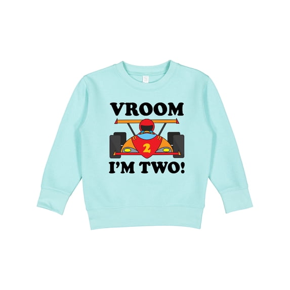 Inktastic 2nd Birthday Racing Car Toddler Sweatshirt