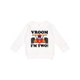 thumbnail image 1 of Inktastic 2nd Birthday Racing Car Toddler Sweatshirt, 1 of 4